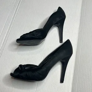 Black Wedding guest heels Size 9 thumbnail 3