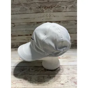 Nike Dri-Fit Featherlight Performance Hat Cap White One-Size Unstructured thumbnail 4
