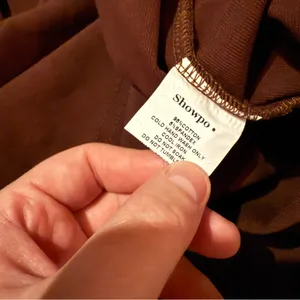 Showpo Marleen Wrap‎ Front Long Sleeve Bodycon Mini Dress in Dark Oak Sz 16 NEW thumbnail 7