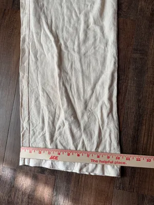 Double Zero Cream Wide Leg Pants thumbnail 6