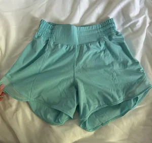 Blue Lululemon Shorts Hotty Hot 4" thumbnail 1