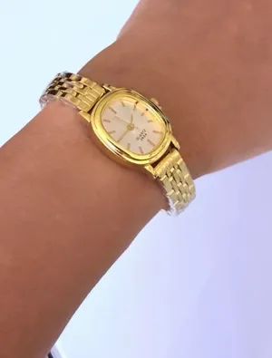 Brand New Y2k style Gold quartz watch with white face and gold hands Condition thumbnail 5
