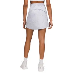 Lululemon Hotty Hot High-Rise Skirt Long Gravel Dust Pastel Blue Multi thumbnail 3