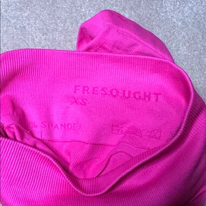 FRESOUGHT Workout GymButr Scrunch Tummy Control High Waisted Shorts Pink thumbnail 8
