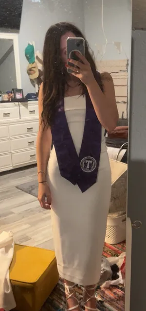 ZARA Dress White thumbnail 3