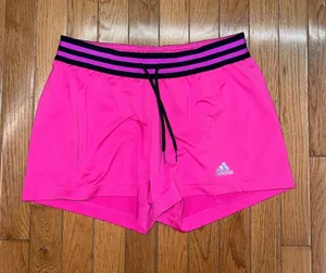 Pink & Black Adidas Athletic Shorts thumbnail 1