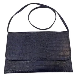 Brahmin Leather Envelope Bag Croc Detail Leather Crossbody Laptop Bag By Orange Caramel thumbnail 3