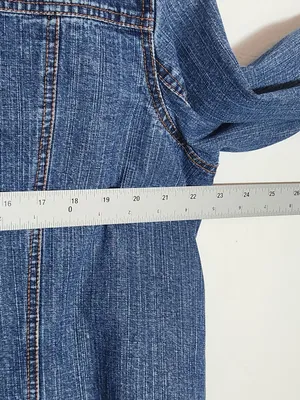 Jamaica Bay Medium Wash Denim Jacket Size 1X thumbnail 8