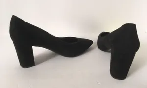 Black Suede Heels, Size 9 thumbnail 5