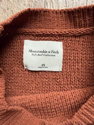 Abercrombie & Fitch Sweater Orange Size XS thumbnail 3