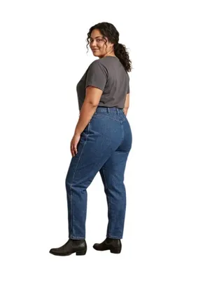 WRANGLER Silverlake Jeans Barebottom Blue Denim Dark Wash Size 19/20 VINTAGE thumbnail 2