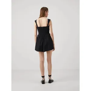 Abercrombie & Fitch Emerson Romper Black Pleated NEW Petite XS thumbnail 6