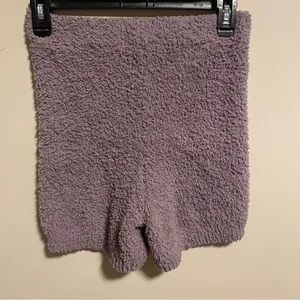 Aritzia The Group Babaton Retrea Fuzzy Lounge Short Purple- Size Small thumbnail 7