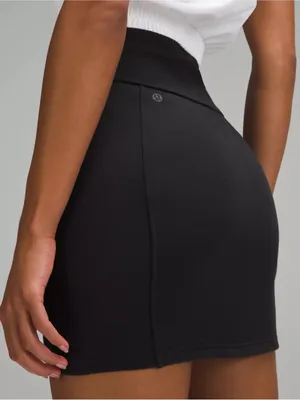 Lululemon high rise scuba mini skirt stretch travel black small thumbnail 2