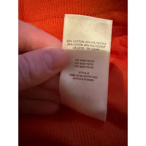 Aritzia Sunday Best Joggers Women's Medium Orange Waffle Knit Lounge Pants‎ thumbnail 5