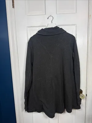 Lululemon Cozy Warm Gratitude Wrap Jacket in Heathered Black W2557 Sz 10 thumbnail 12