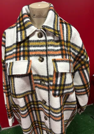 Oversized Bold Plaid Wool thumbnail 5