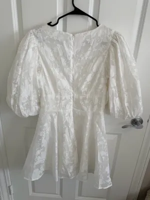 Showpo White Dress Lace thumbnail 3