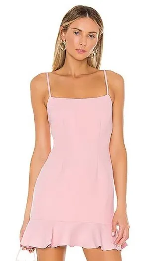 Lovers & Friends Teddy Mini Dress in Blush Size Small thumbnail 1