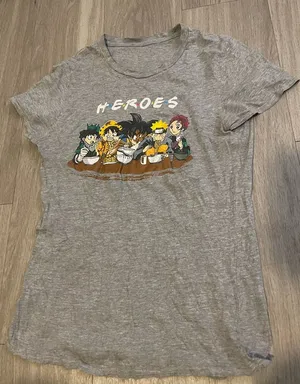 Anime top Gray Size M thumbnail 1