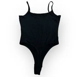 Madewell Cami Thong Tank Bodysuit Women's Medium Black Sleeveless Strappy NWT thumbnail 3