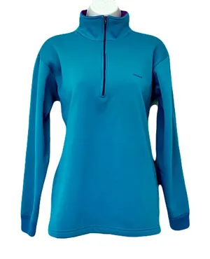 Vintage Patagonia Turquoise 1/4 Zip ‘Capilene’ Pullover Sweater, Size M thumbnail 1