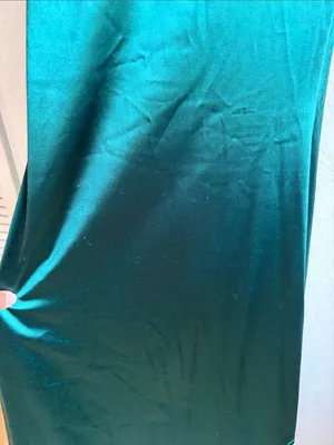 Hello Molly Emerald Green Satin Cowl Neck Slip Dress size xs thumbnail 3