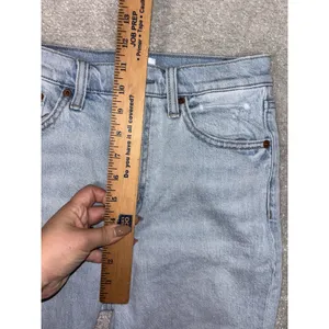 pistola kate slim‎ jean high rise raw hem light wash 26 thumbnail 8