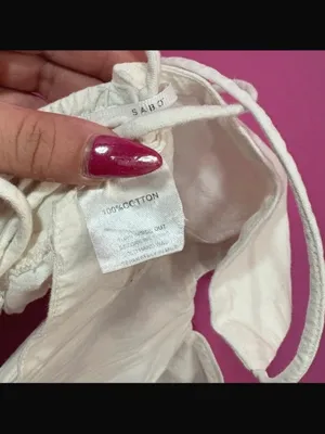 SABO Skirt Ginny Top in white small thumbnail 7