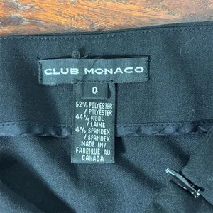 Club Monaco Women's Black‎ Pencil Skirt Size 0 Knee Length Workwear thumbnail 4