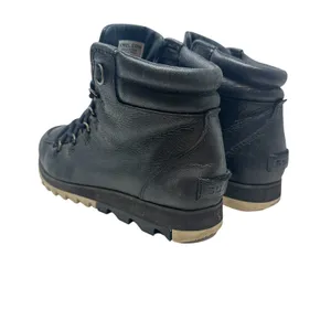 Sorel Harlow Lace‎ Waterproof Leather Boots Black Women's 6.5 NL3399 thumbnail 10