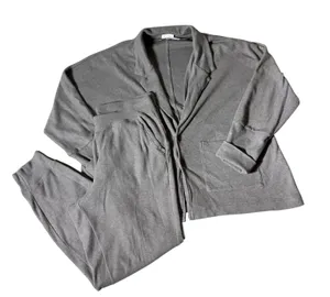 Pact Organic Cotton Lounge Set Blazer Cardigan Joggers S/M 2 Piece‎ Set thumbnail 1