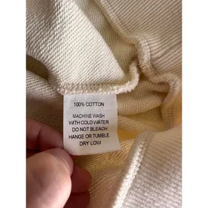 Bohme Graphic Crewneck Pullover Sweatshirt Ivory Cotton Women’s size Large thumbnail 7