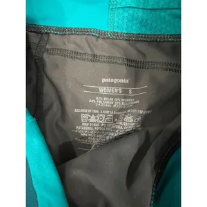 PATAGONIA pliant knickers grey gray‎ teal small crop athletic thumbnail 4