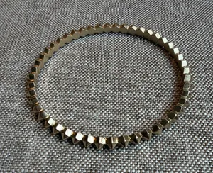 Kendra Scott Gold Faceted bangle Bracelet thumbnail 1