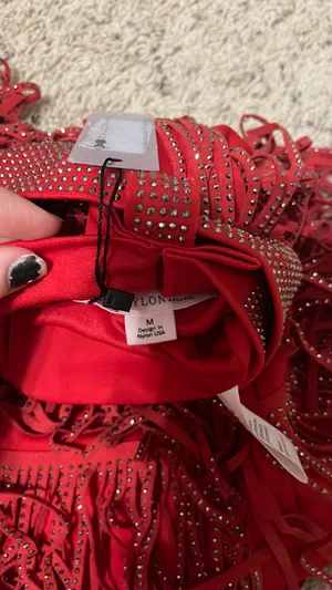 Rhinestone Fringe Skirt thumbnail 3