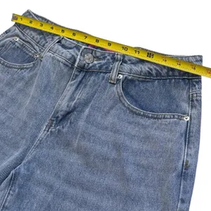 NEW‎ Edikted Wide Leg Light Blue Jeans Capsule Grunge Skater Comfort M thumbnail 10