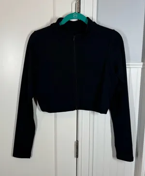 CSB Serenity Zip up jacket black size xxl workout gym athleisure‎ athletic thumbnail 1
