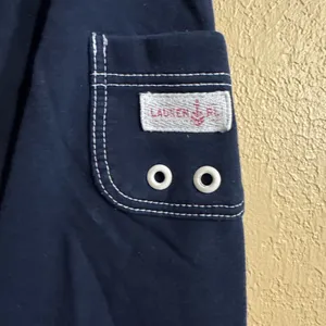 VINTAGE Lauren Ralph Lauren Dark Blue Hoodie thumbnail 9