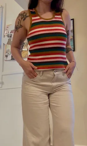 Madewell Striped Tank Top thumbnail 1