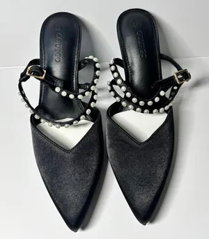 Coutgo Black Pear Heels Size 6 thumbnail 1
