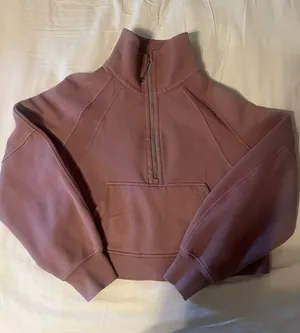 Lululemon Mauve Scuba Half-Zip Size XS/S thumbnail 1