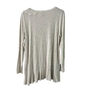 Aerie Women's Long Sleeve Ruffle Front‎ Tunic Top - Size Large thumbnail 9