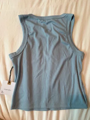 Dry Goods Light Blue Tank Top thumbnail 2
