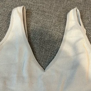 MOVING SALE White ribbed vneck ribbed tank thumbnail 6