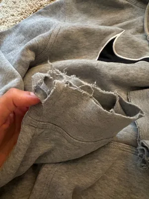 Vintage Nike Gray Hoodie thumbnail 7