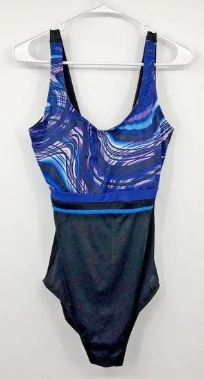 Swimsuits for All Aquabelle One Piece Bathing Suit Womens 14 Used thumbnail 1