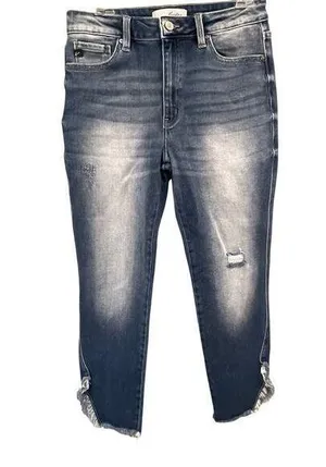Kancan Size 11 Distressed Jean Raw Hem Sz 29 Stretch thumbnail 1