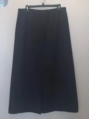 Modern Soul New Stretch Black Elastic Waist Maxi Skirt thumbnail 1