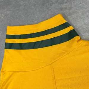 Nike Green bay Packers Jersey Womens Large Yellow Short Sleeve V Neck Pullover thumbnail 4